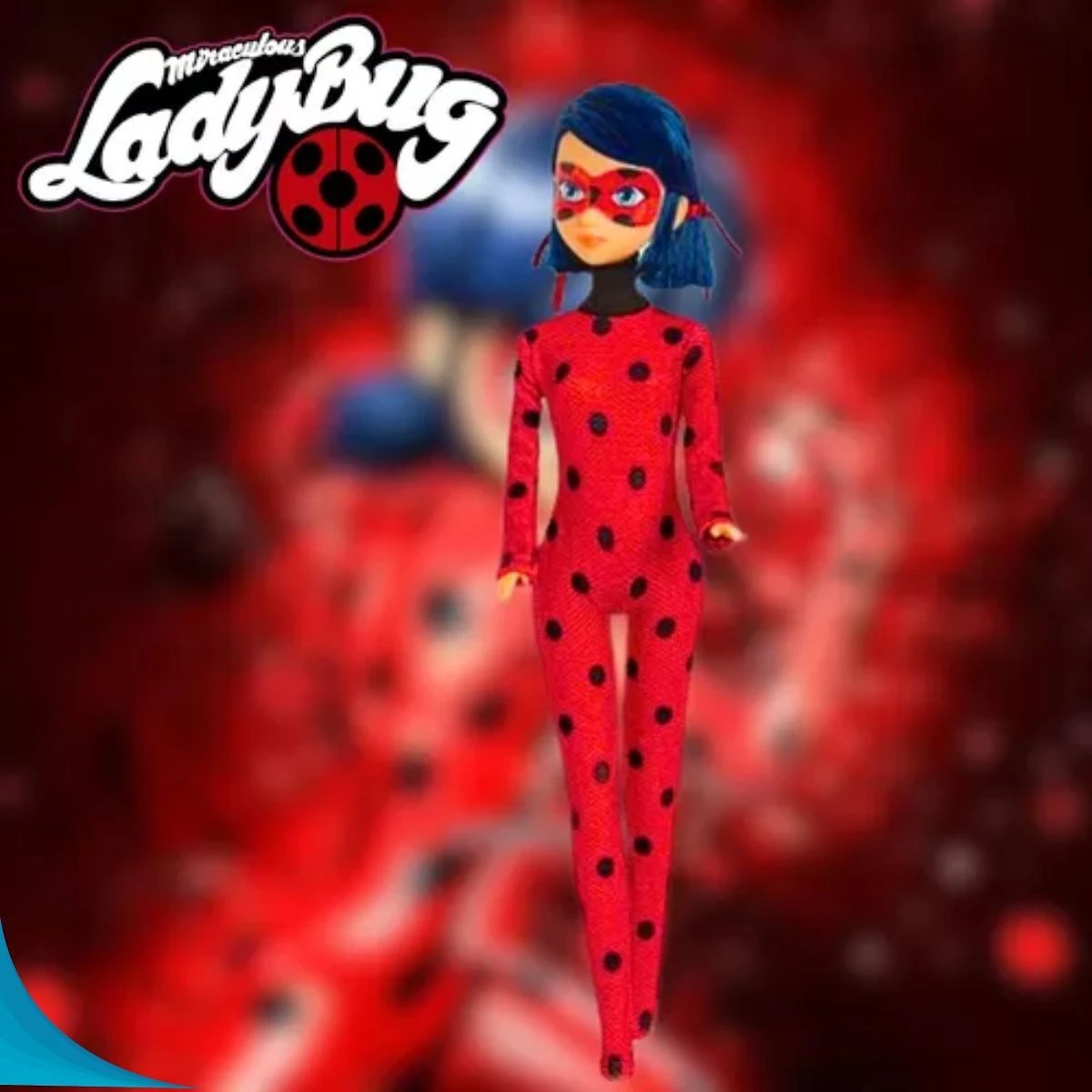 Miniatura Boneca Articulada Ladybug Infantil Brinquedo Sua Sobrinha