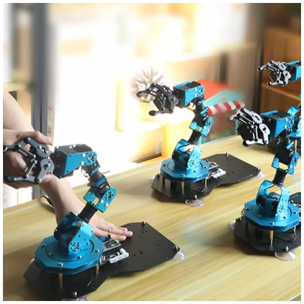 Hiwonder Braço Robótico xArm ESP32 Open-Source Cinza – Kit de Programação MicroPython & Desenvolvimento Secundário