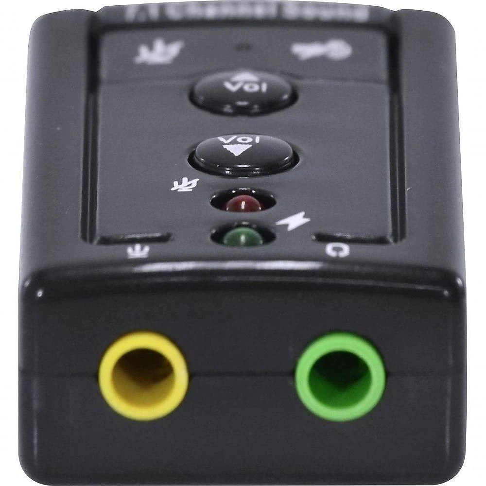 Adaptador Placa De Som Usb 7.1 Canais Virtual