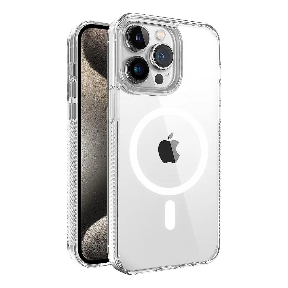 Kit Capa Anti-Slip Magsafe e Pelicula Nano Vidro para iPhone 15 Pro Max - Gshield