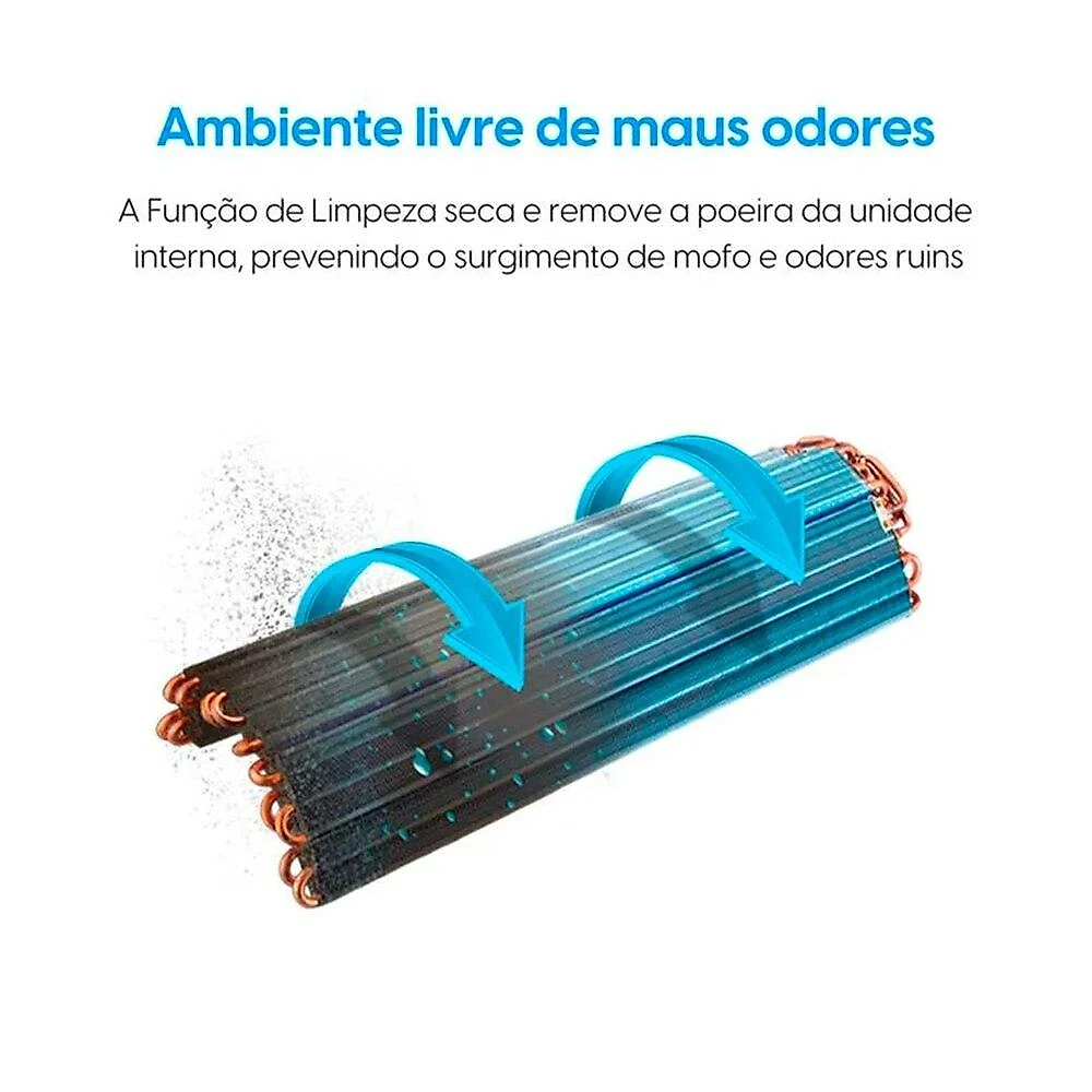 Ar-Condicionado Split Inverter III 9000 BTUs Elgin Eco com Wi-Fi Integrado High Wall Só Frio 45HJFI09C2WG/45HJFE09C2CG 220V