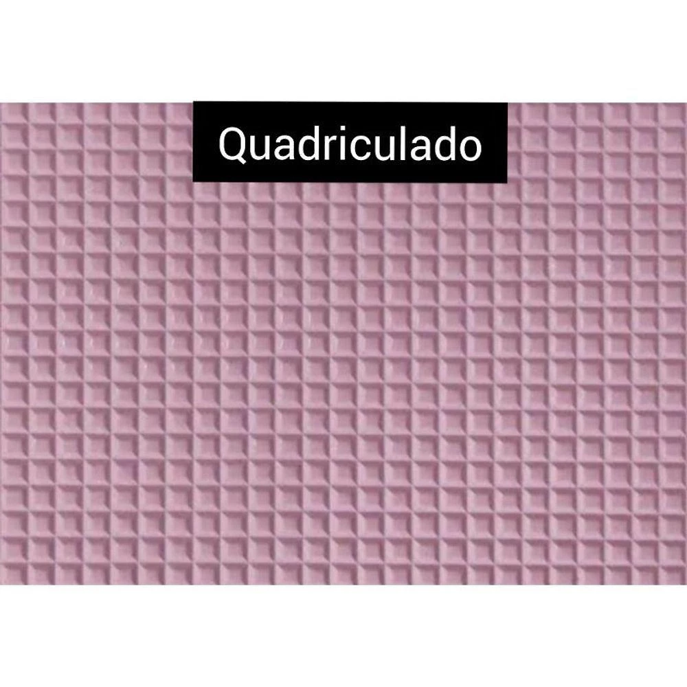 Kit de Estecas 16 Ferramentas e Rolo 23 cm em Plástico Preto com Textura Quadriculada OEM