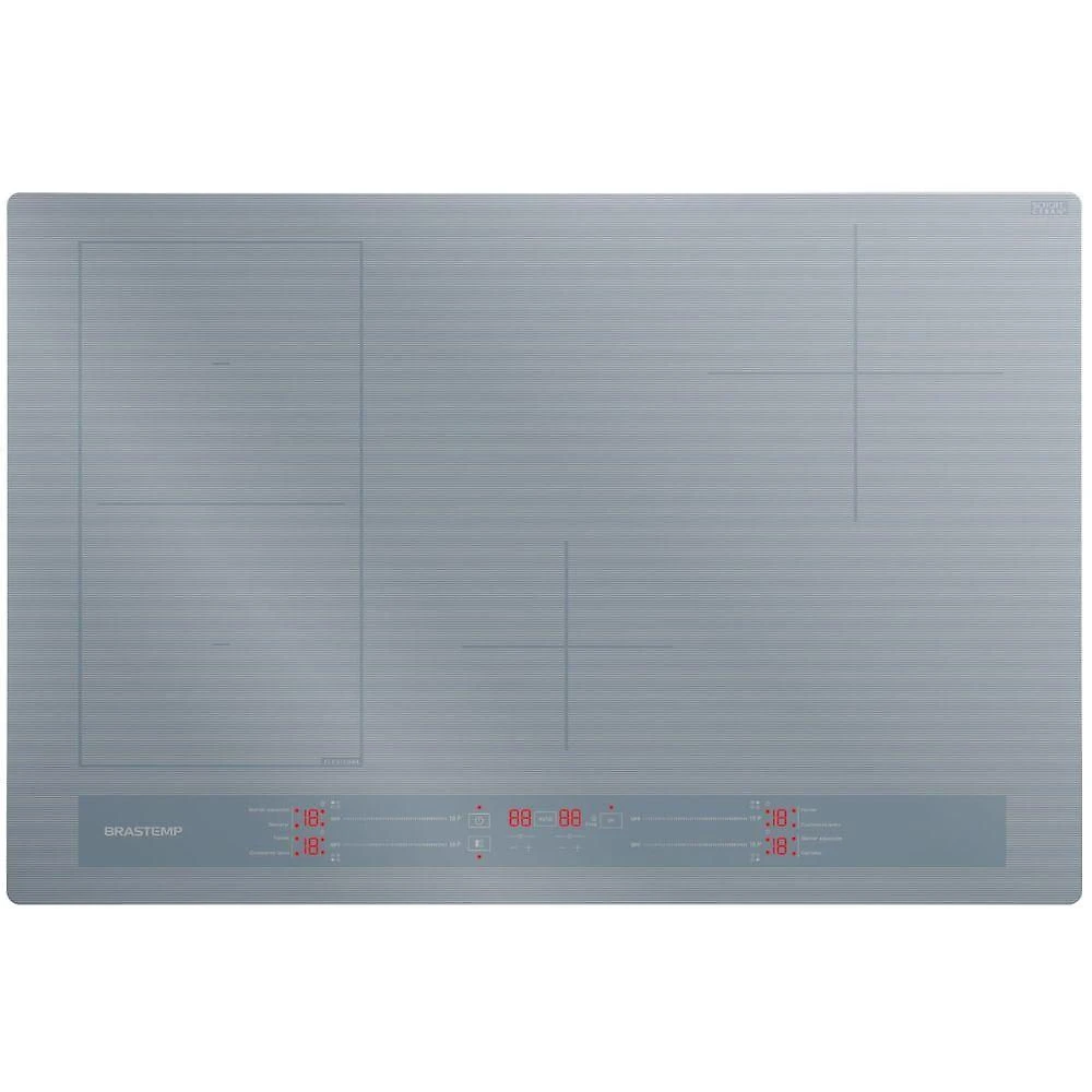 Cooktop De Indução Brastemp Flexizone 4 Queimadores Branco BDJ77ABBNA 220V