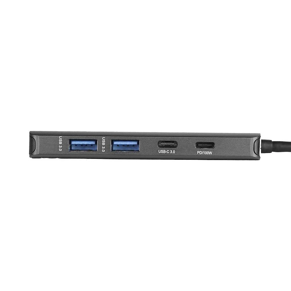Hub Usb Type C 5 em 1 com 2 Usb 3.0 Hdmi 4K e Type C Pd 100W Compatível com Windows e Mac Vinik