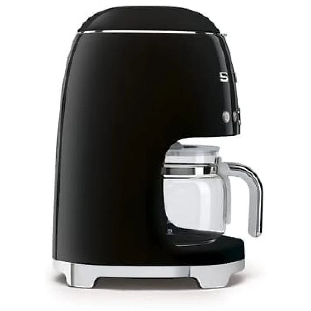 Cafeteira Smeg 50s Retro com Jarra de Vidro Extra - Preto