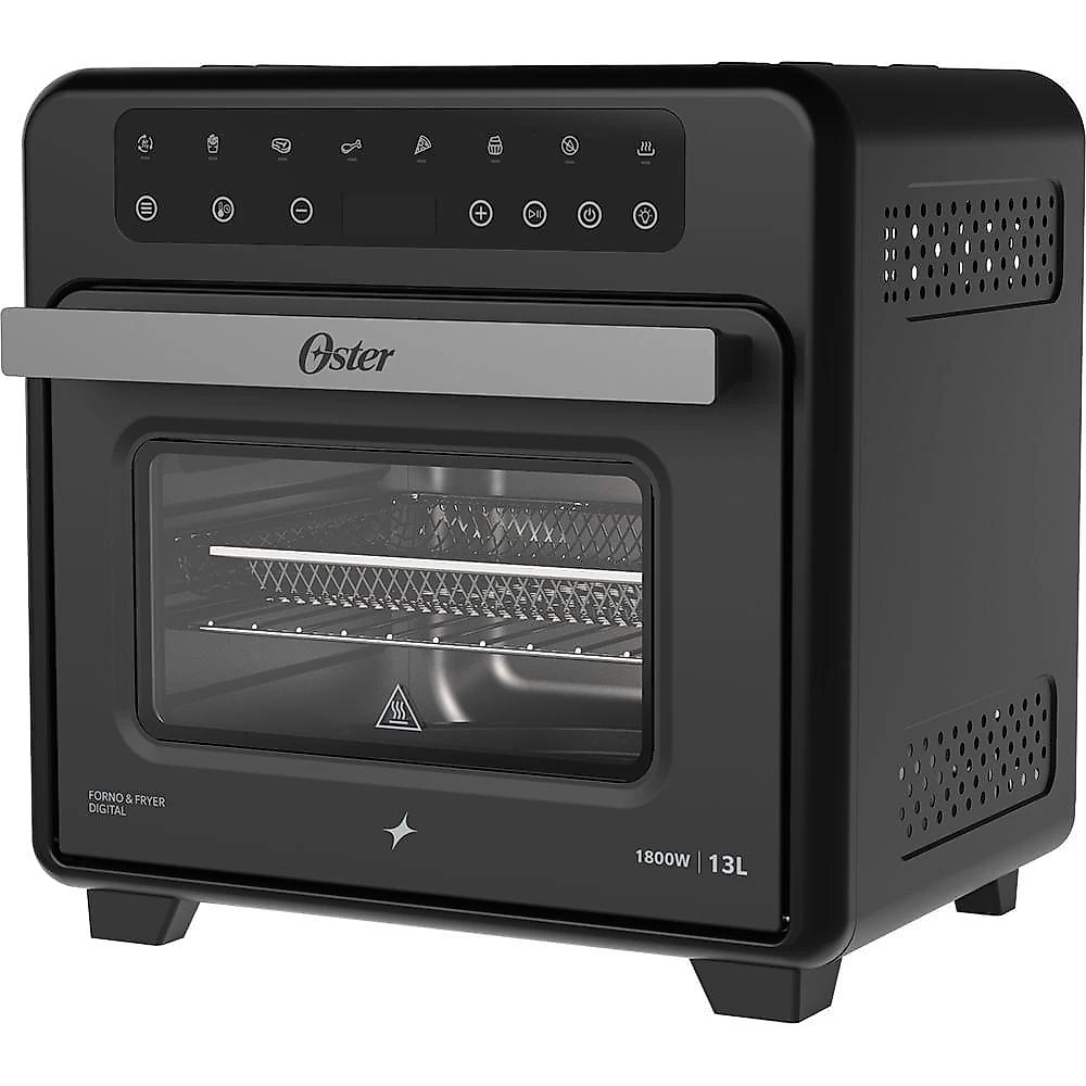 Forno Elétrico e Air Fryer Oster Digital Pro 13L 1800W 8 em 1 Touch 110V