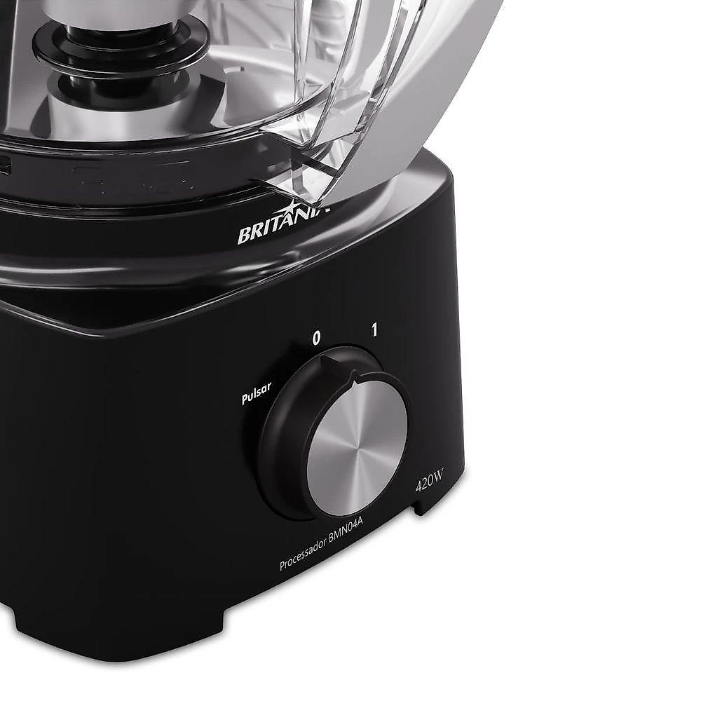 Processador Britânia 420W 1 Velocidade Preto BMN04A 110V