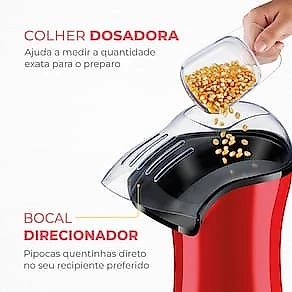 Pipoqueira Mondial PopFlix PP-03 - Vermelha 110V