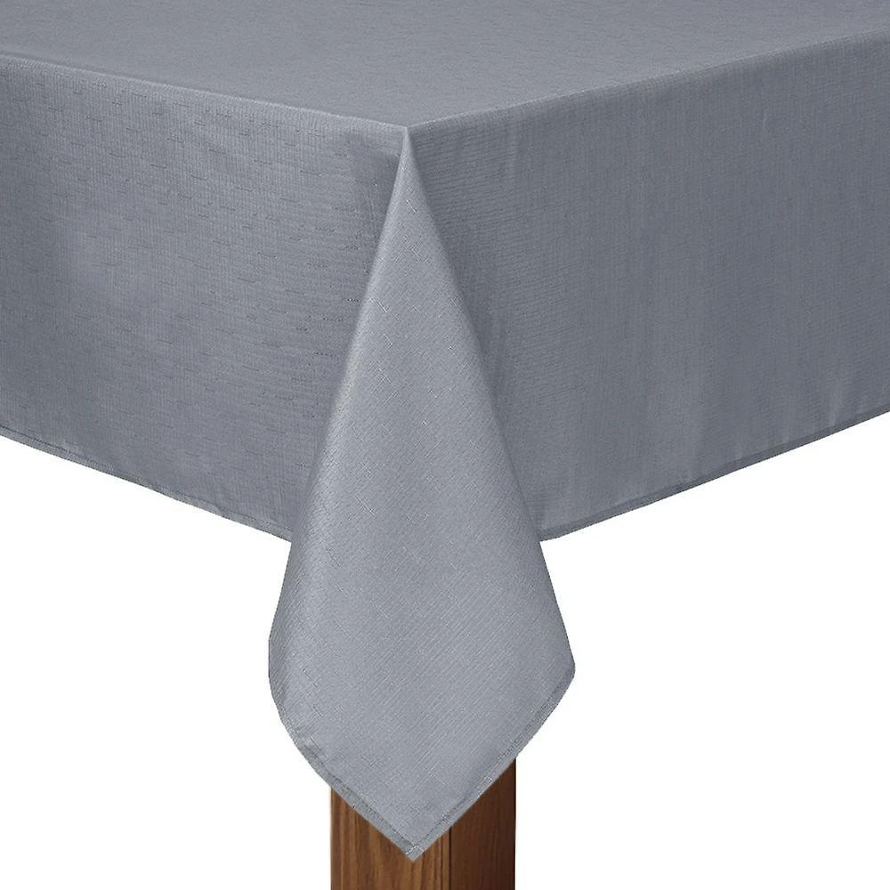 Toalha De Mesa Copa E Cia Versatile Elinor Quadrada 8 Lugares- 220 X 220 Cm Cromio
