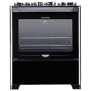 Fogão Dako 5 Bocas Magister com Mesa de Vidro e Acendimento Automático Bivolt - Preto