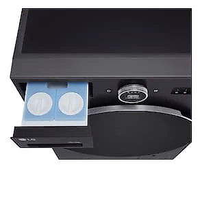 Lava e Seca LG WD18GNTS6 18kg/10kg AI DD Wi-Fi TurboWash 360° Vapor Black Inox 110V