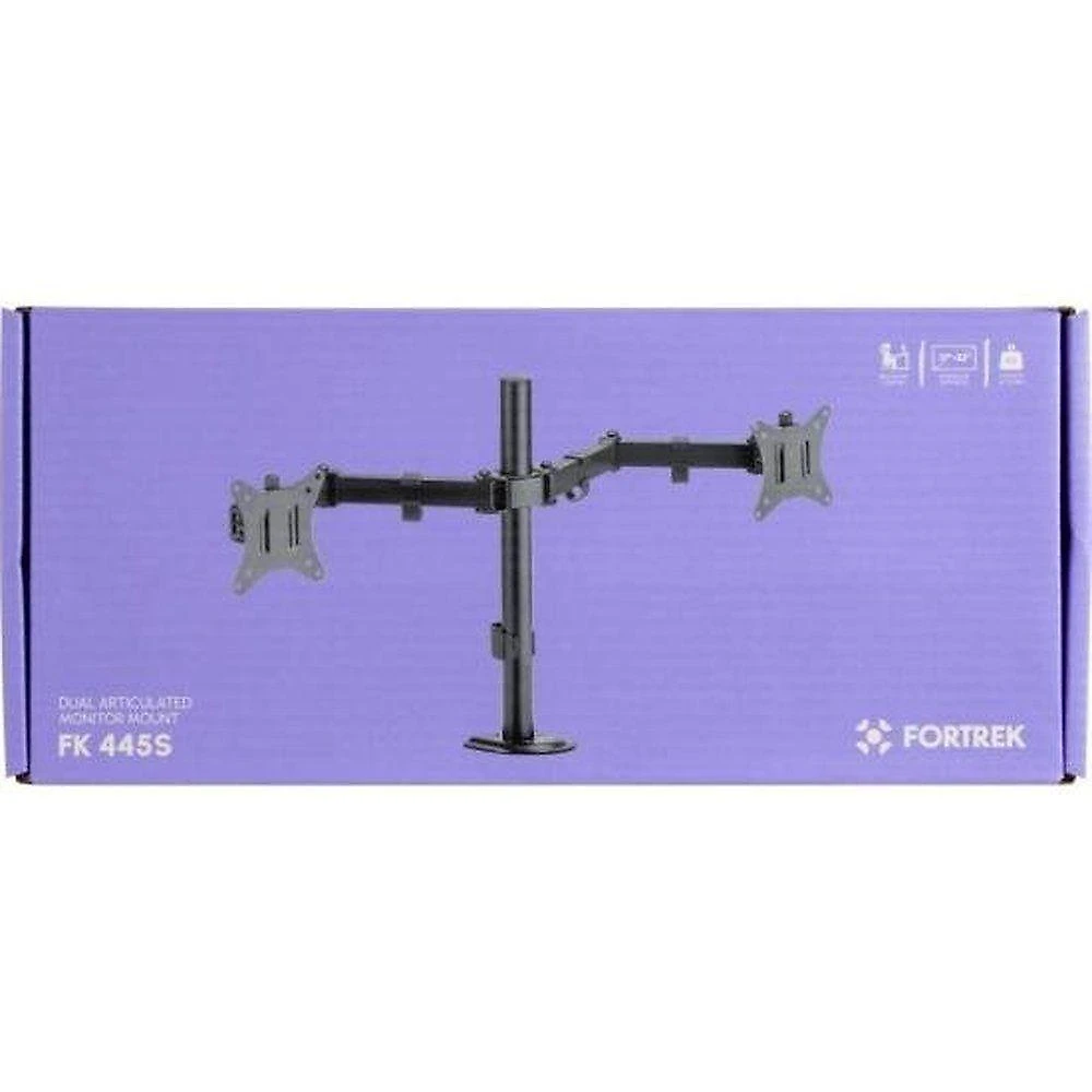 Suporte Articulado Para Dois Monitores Fortrek Fk 445s 17"-32"