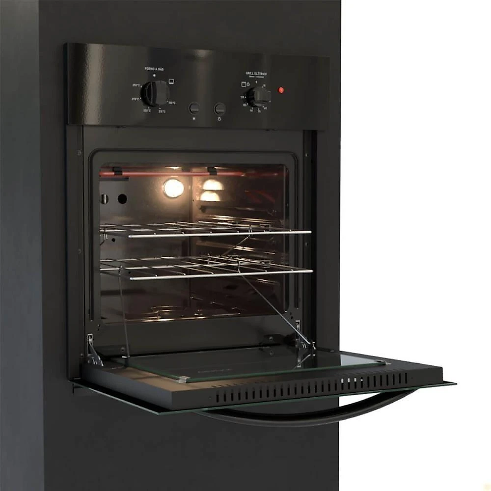 Forno De Embutir Venax á Gás 50l Totale Nero Giii Glp 220V 26019
