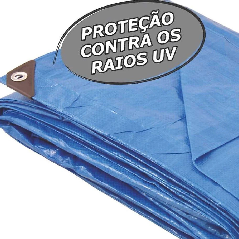 Lona Carreteiro Reforçada Azul 10m x 6m VONDER