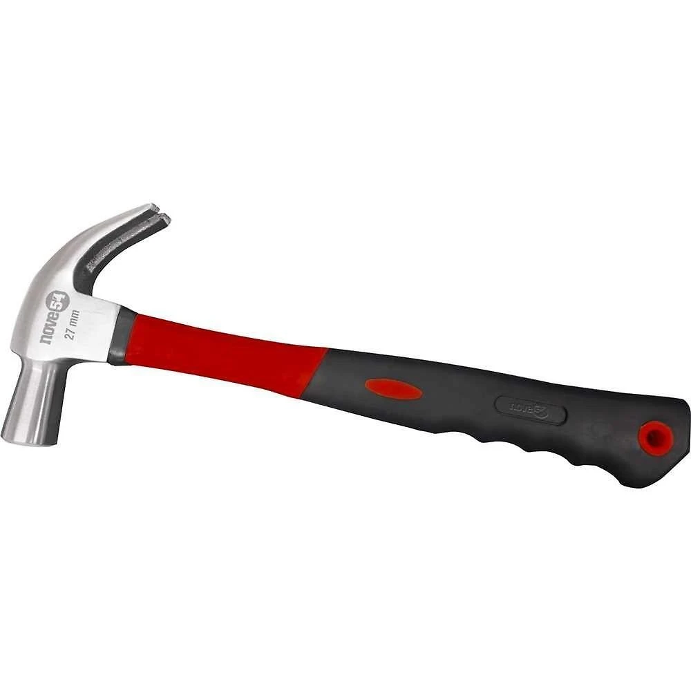 Martelo de Unha 27mm Polido com Cabo de Fibra para Uso Profissional Nove54