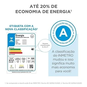 Miniatura Geladeira Midea Frost Free Duplex 394L Inverter Branca 110V