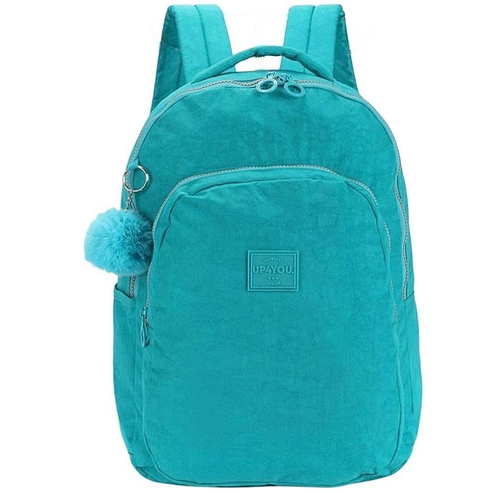 Mochila Escolar de Costas Luxcel Up4you Poliester Verde Feminina Menina Unico