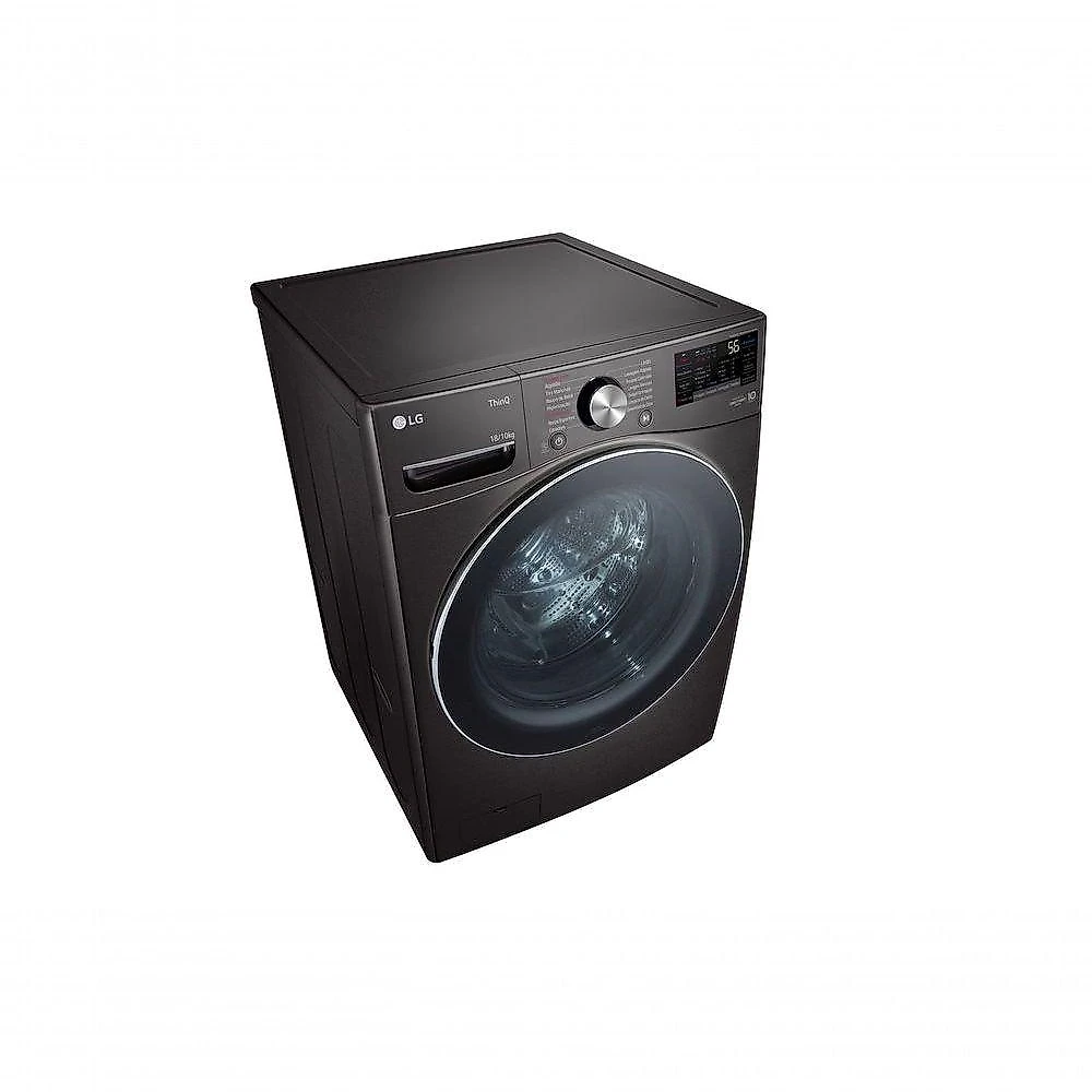Lava e Seca LG WD18BV2S6BA.ABLGBRS 18kg 10kg com AIDD Black Inox 220V