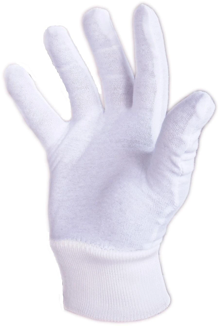 Miniatura Luva Para Tratamento Alergia De Algodão 1 Par Tamanho P Alergia nas mãos - Dermatite de contato - branco - Ambidestra - pequeno - Luva para Alérgicos