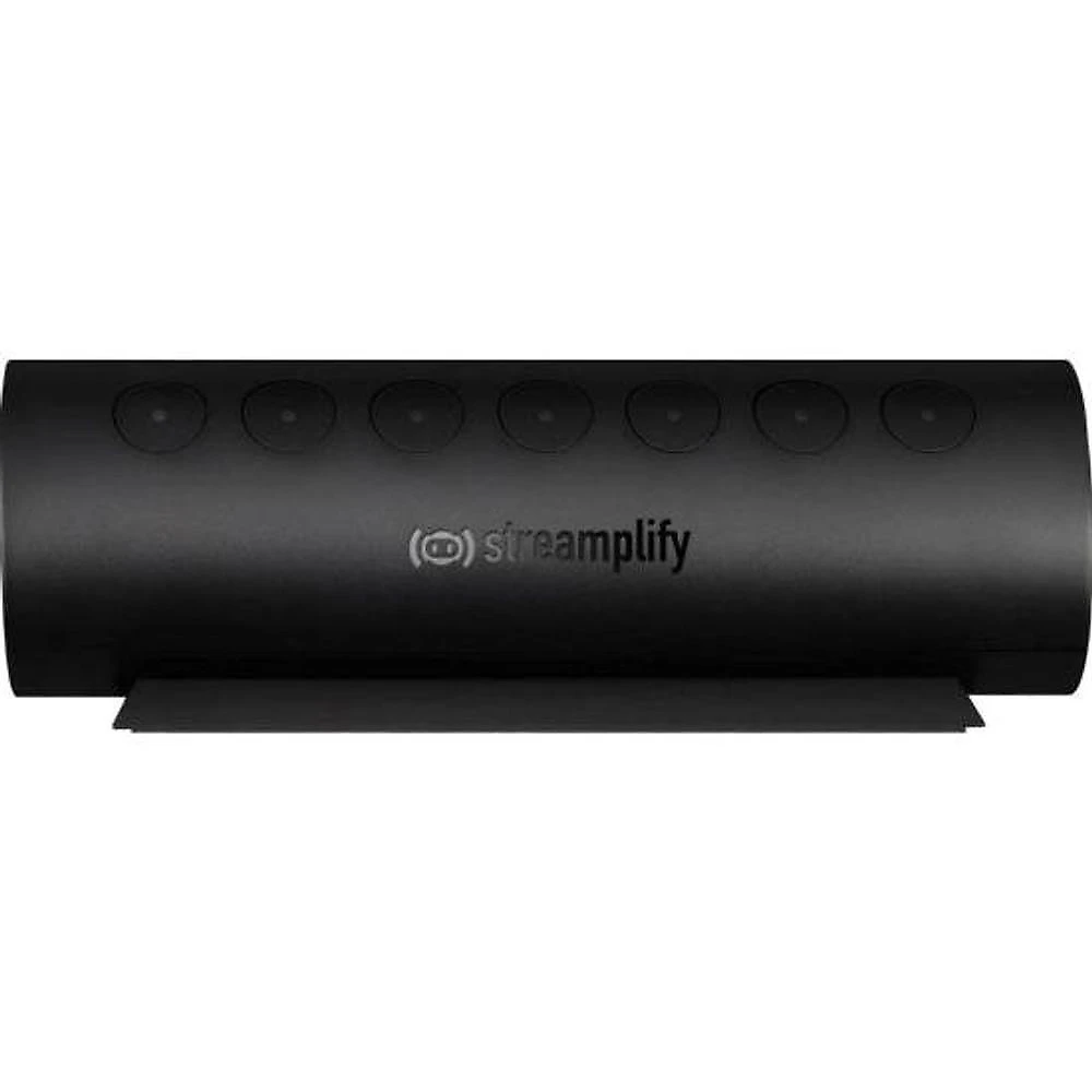 Hub USB Ctrl 7 com 7 Portas USB 3.0 e Carregamento Rápido 2.4A Preto Streamplify