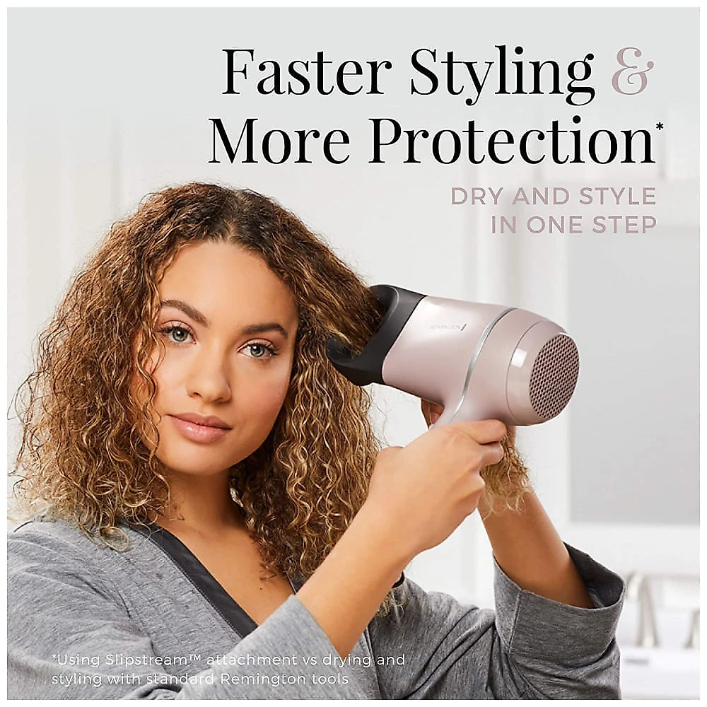 Remington D20A10 Secador de Cabelo Profissional com 2 Velocidades e 3 Temperaturas 110V1875W Rosa