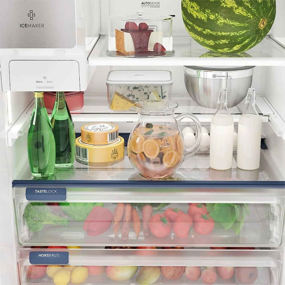 Refrigerador Multi Door Electrolux de 04 Portas Frost Free com 541 Litros FlexiSpace Inox Espelhado - IQ8WS 110