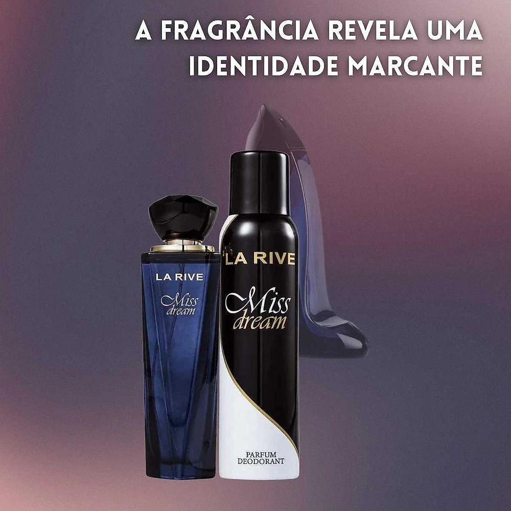 Perfume Kit La Rive Miss Dream Feminino Eau de Parfum Floral Âmbar 100ML + 150ML