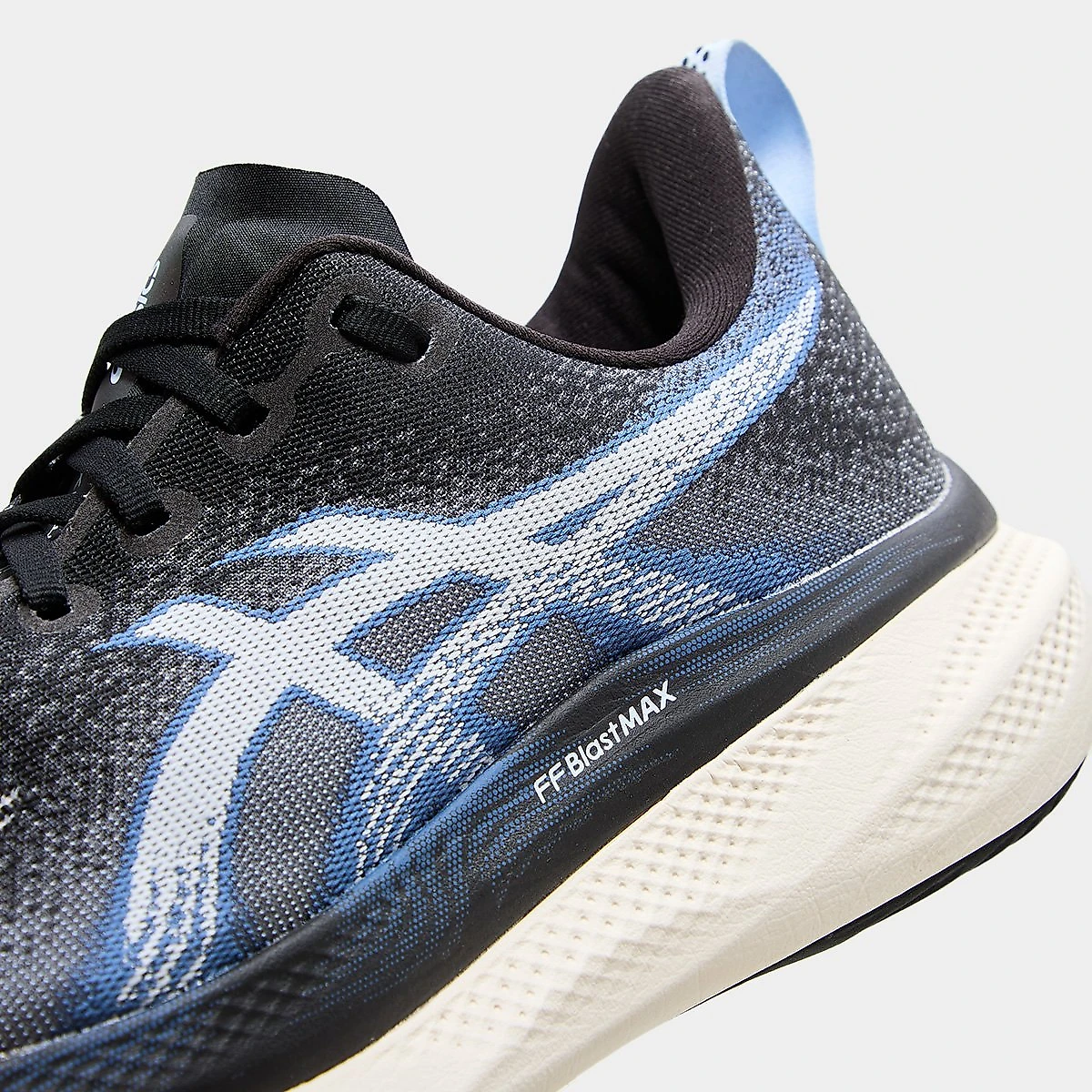 Tênis Asics Glideride Max 2 Masculino Preto+Azul - 39