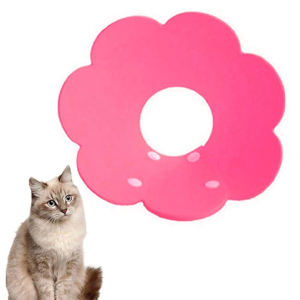 Colar Elizabetano Economia Solar SU-ZABE1 Gato Cachorro EVA Rosa 12g