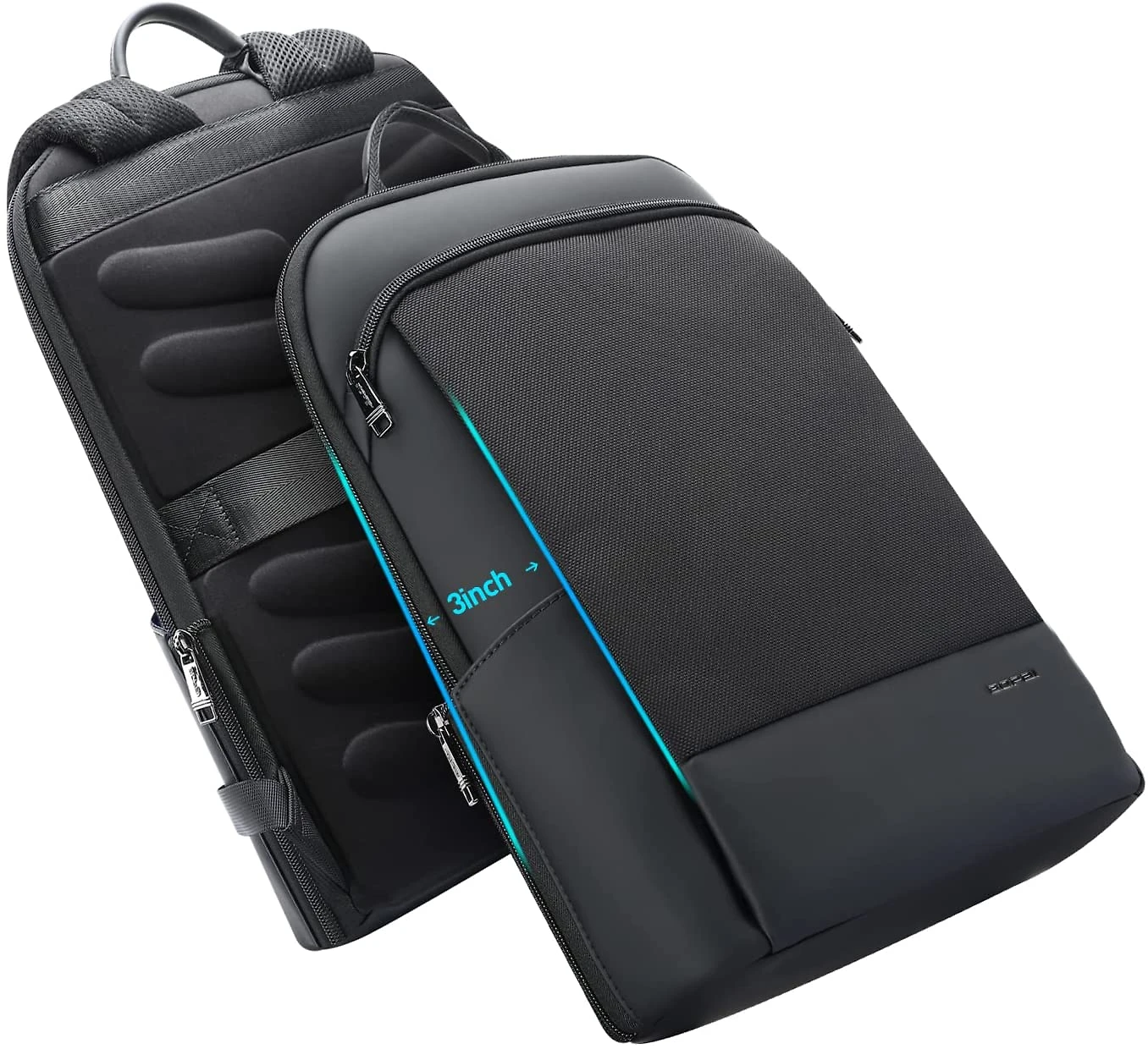 BOPAI 20190420 Mochila para Laptop 38 cm Preta