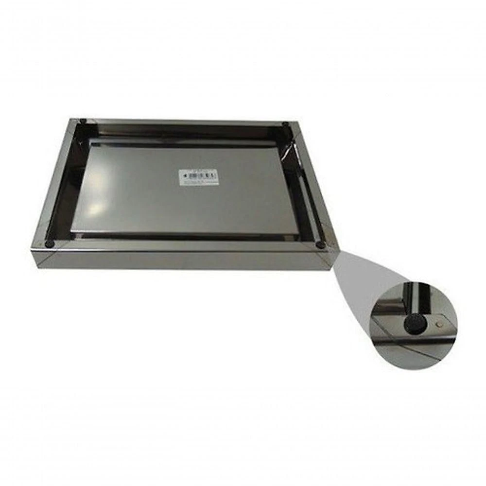 Cinzeiro de Chão Kit 13 Bituqueira Fumódromo em Aço Inox 6,5CM X 33CM X 23,5CM Inox Higipack