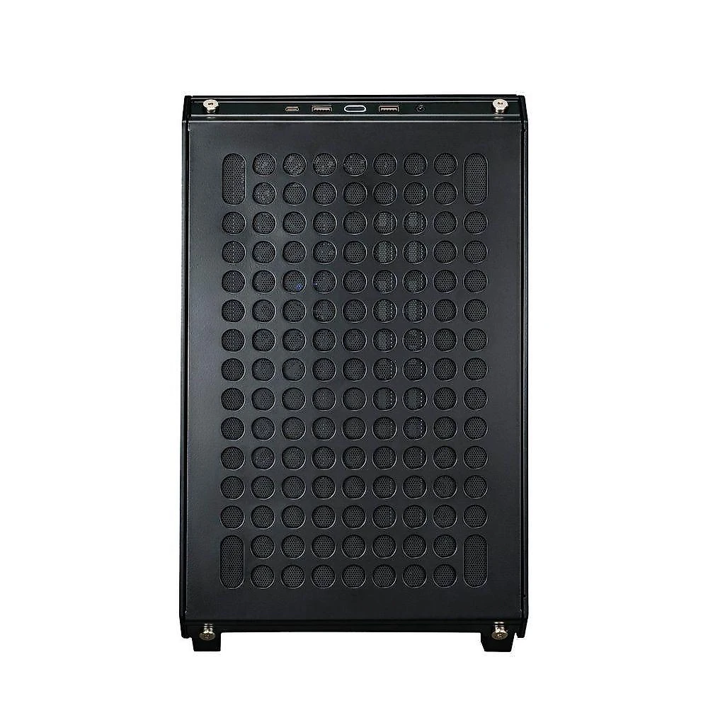Gabinete para Computador Qube 500 Flatpack em Aço com Painel Transparente Preto Cooler Master