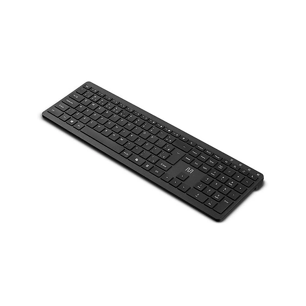 Kit Teclado e Mouse Sem Fio Multilaser CS1100, USB 2.4GHz, DPI Ajustável, Clique Silencioso, ABNT2, Preto - TC402