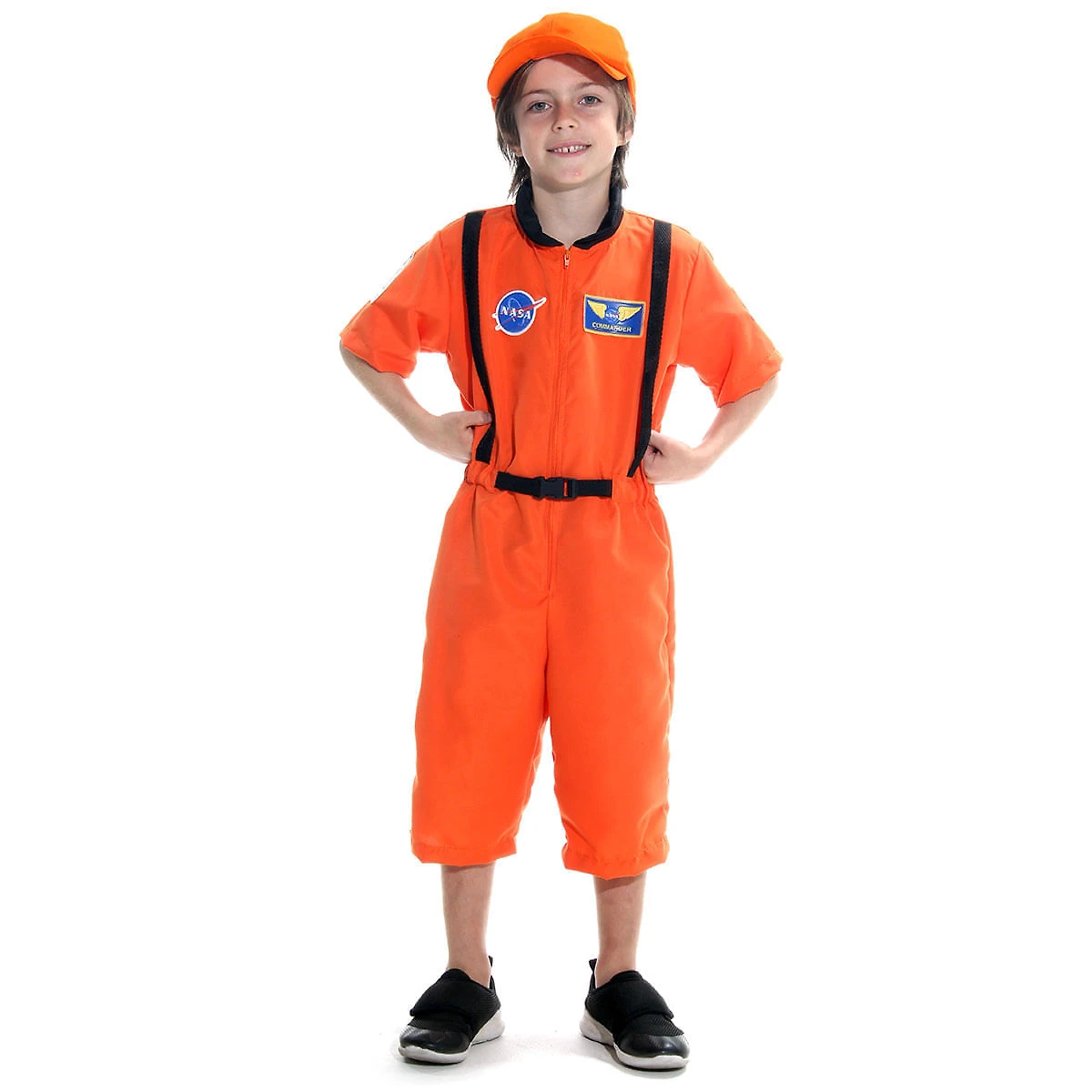 Fantasia Astronauta Laranja Verão Infantil