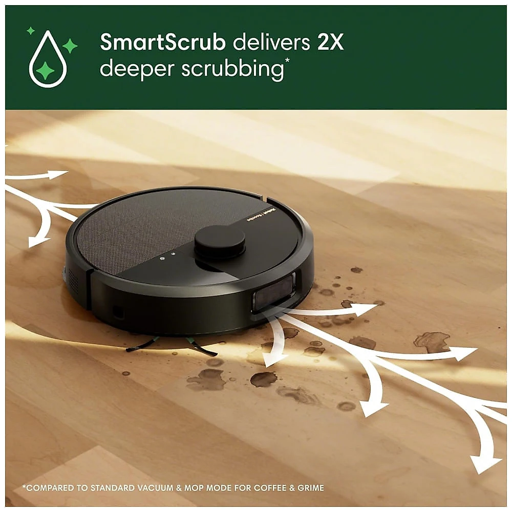 Robô Aspirador e Mop iRobot Roomba 505 Combo Preto com Base AutoWash LiDAR PrecisionVision AI 120V