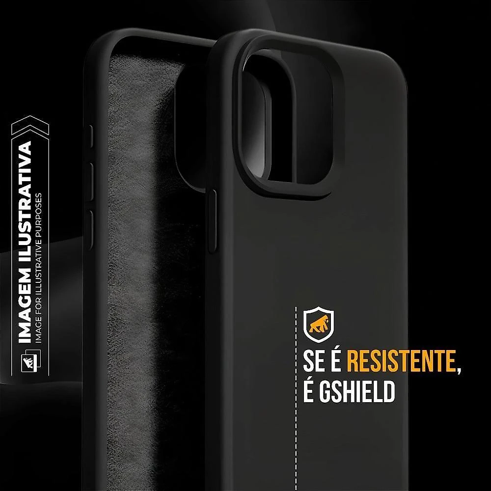 Kit Capa Silicon Premium E Película Hydrogel Hd Para Iphone 16 Pro Max - Gshield