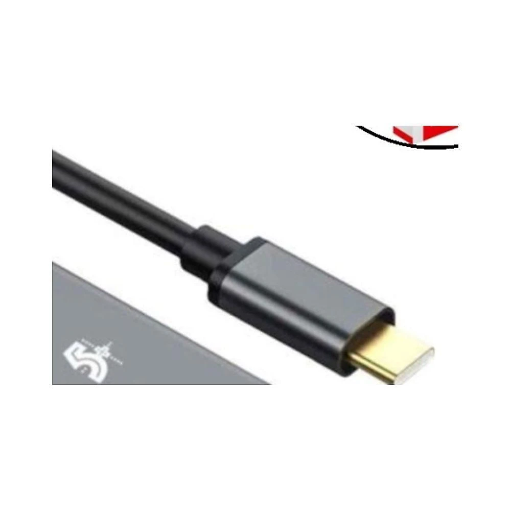 Conversor ATC-06 USB C para LAN RJ45 Plug And Play 1000 Mbps