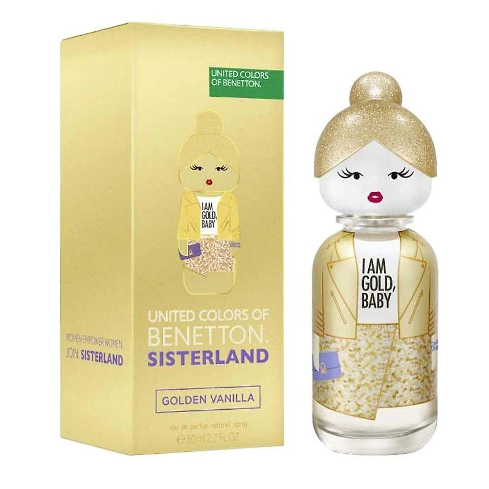 Benetton Sisterland Golden Vanilla Eau De Parfum - Perfume Feminino 80ml