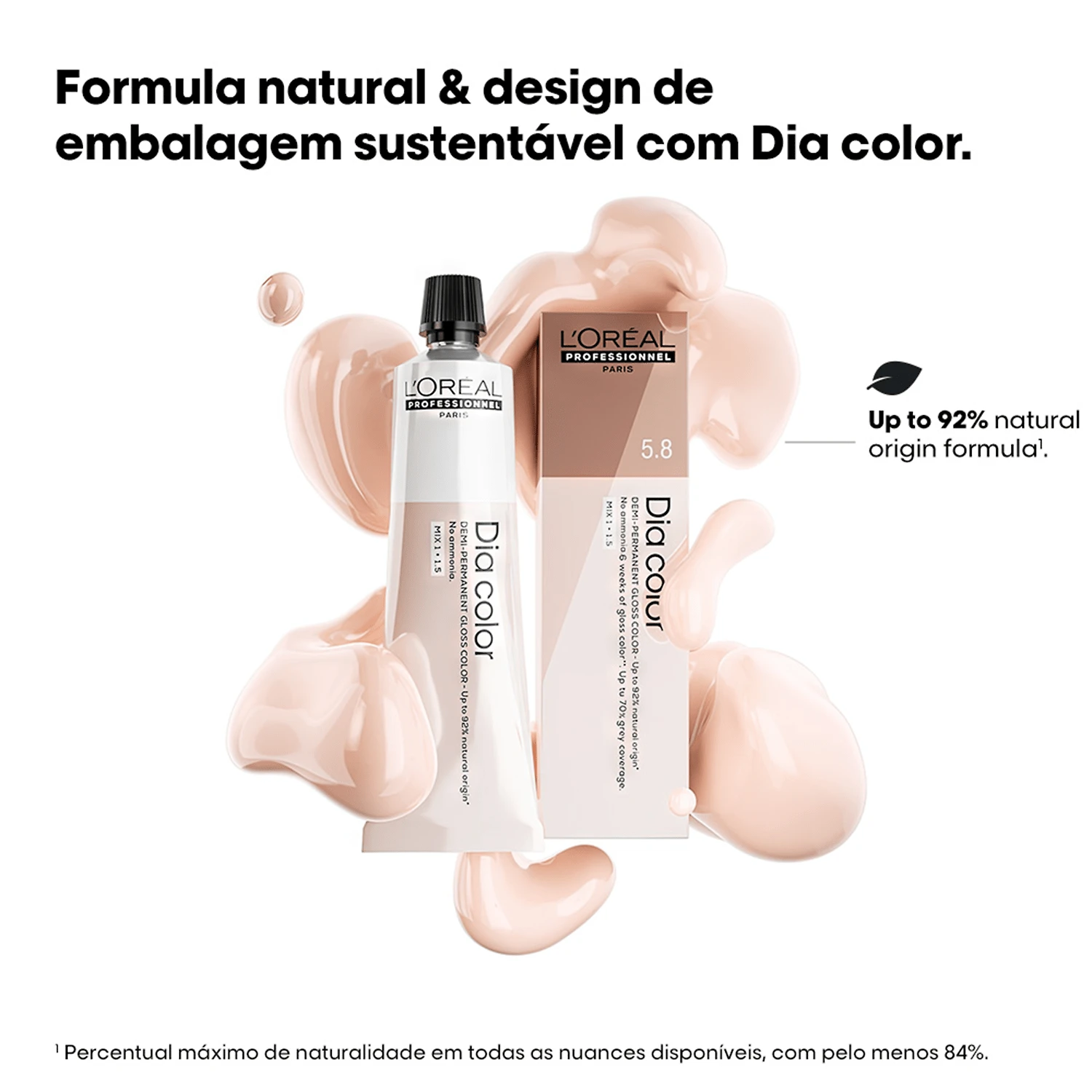 Miniatura L'Oréal Professionnel Dia Color 1 Preto - Tonalizante 60g
