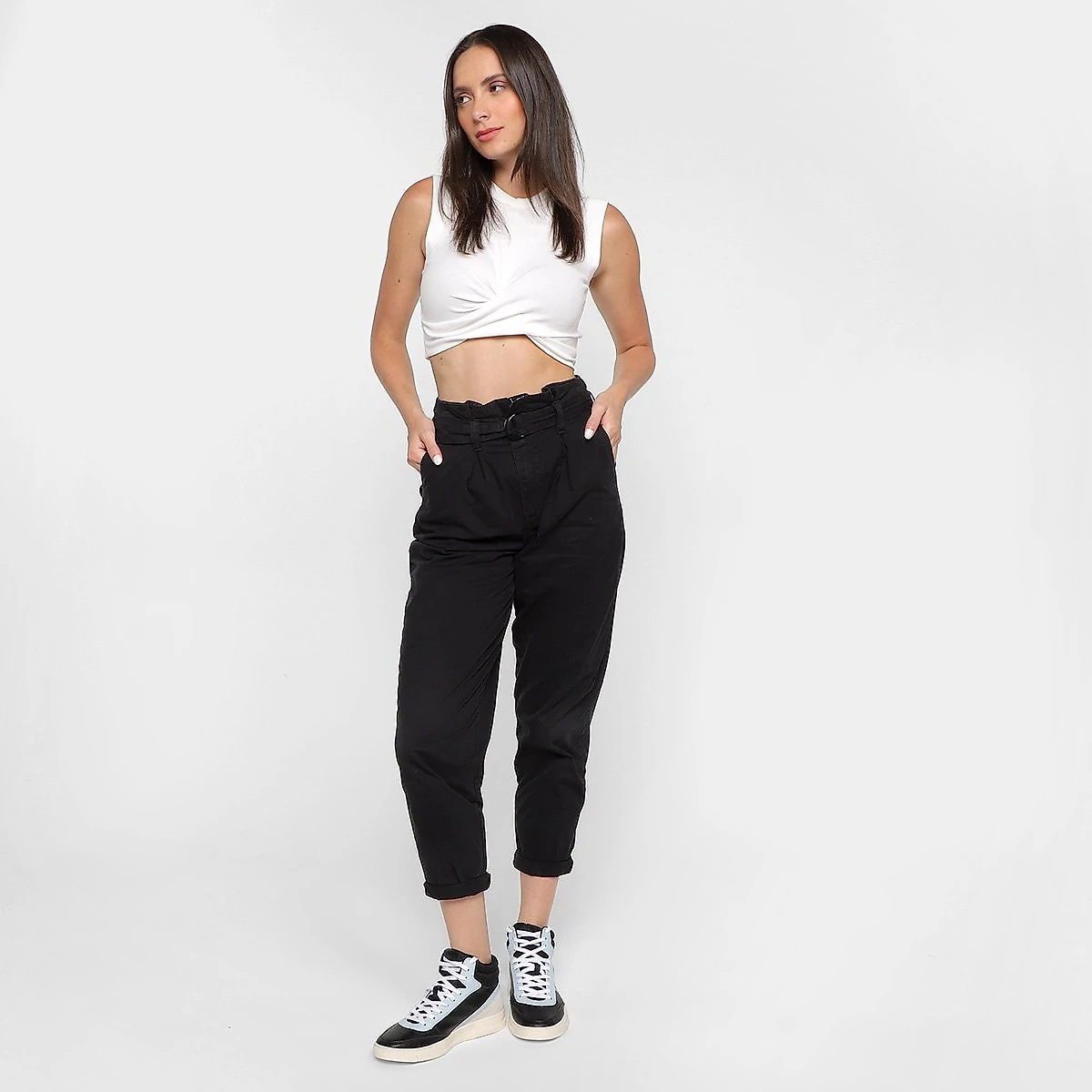 Tênis Starter Urban Style Feminino Preto+Branco - 34
