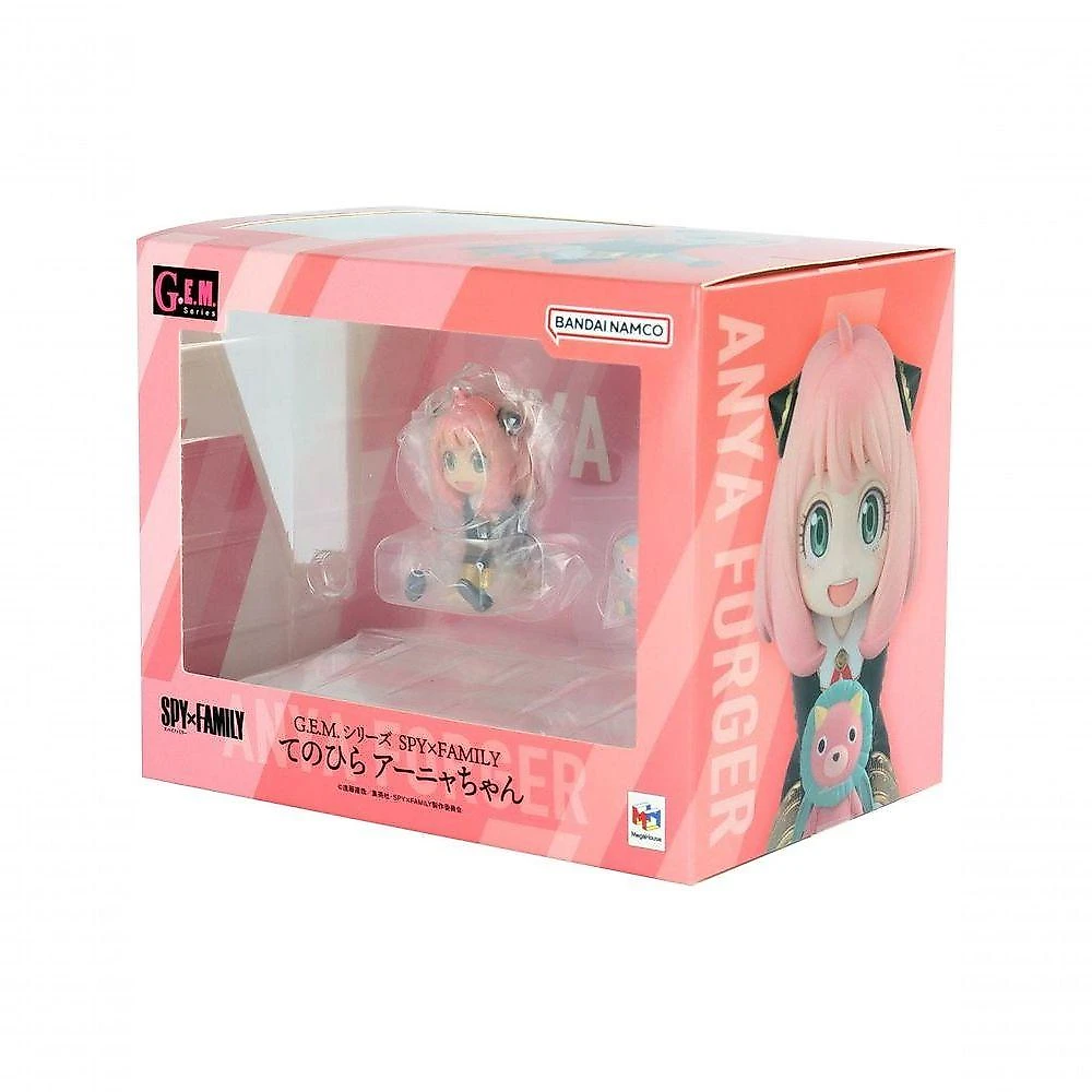Figura de Coleção Megahouse G.E.M. Series - Palm Size Anya Forger Spy × Family em PVC 6CM