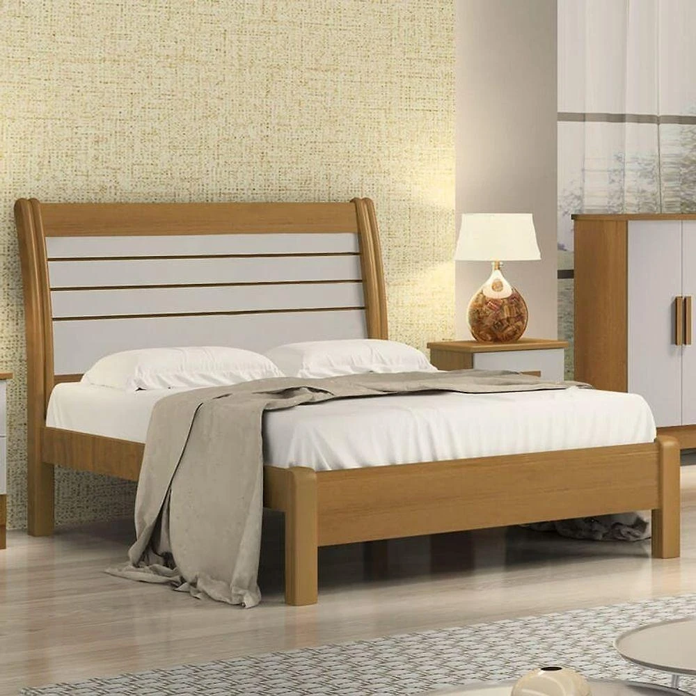 Cama Casal Com Detalhe Rip Esmeralda Plus-cina-off - D'doro