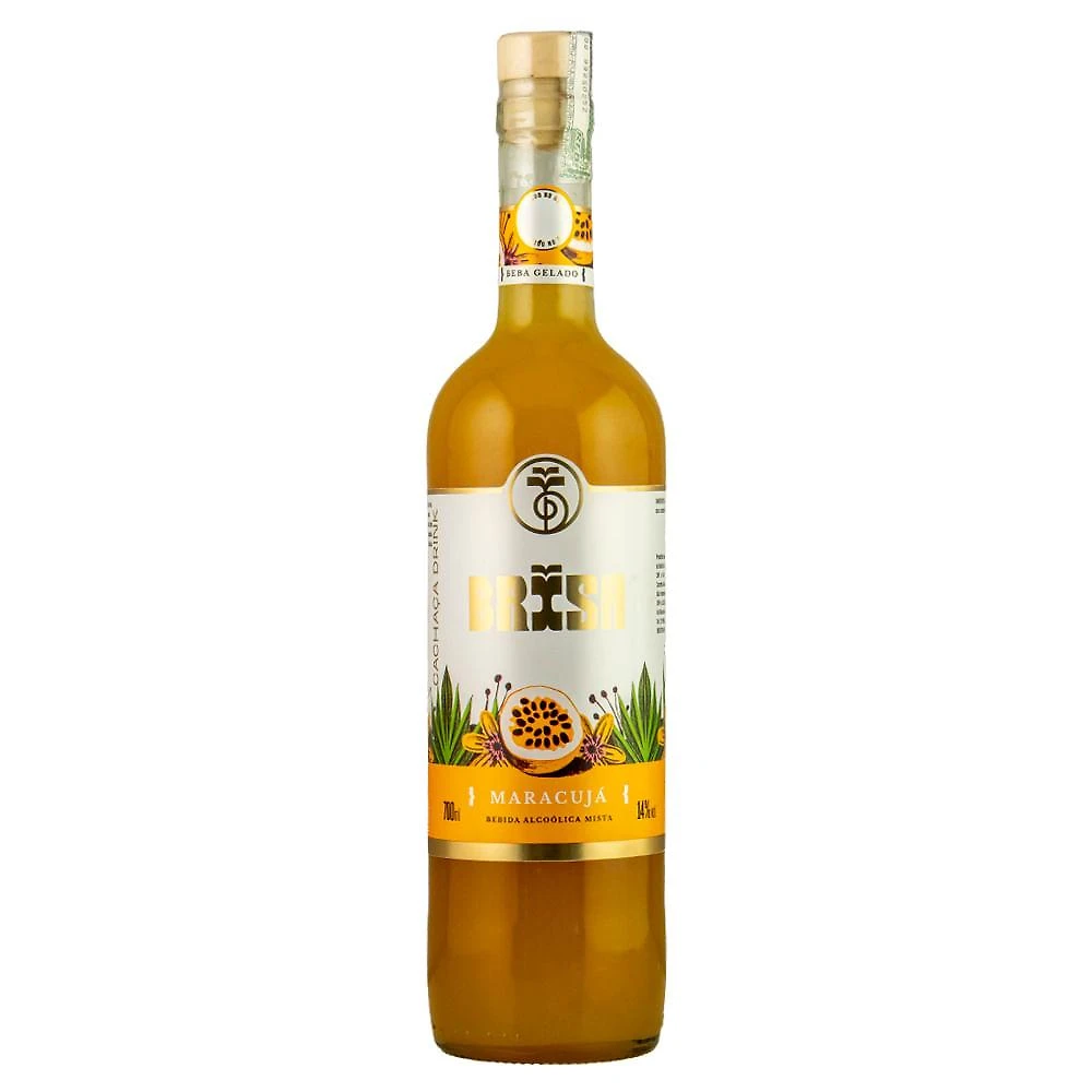 Bebida mista de cachaça brisa maracujá 700ml