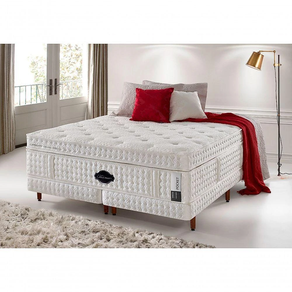 Colchão Pocket Medio Solteiro King 96x203cm