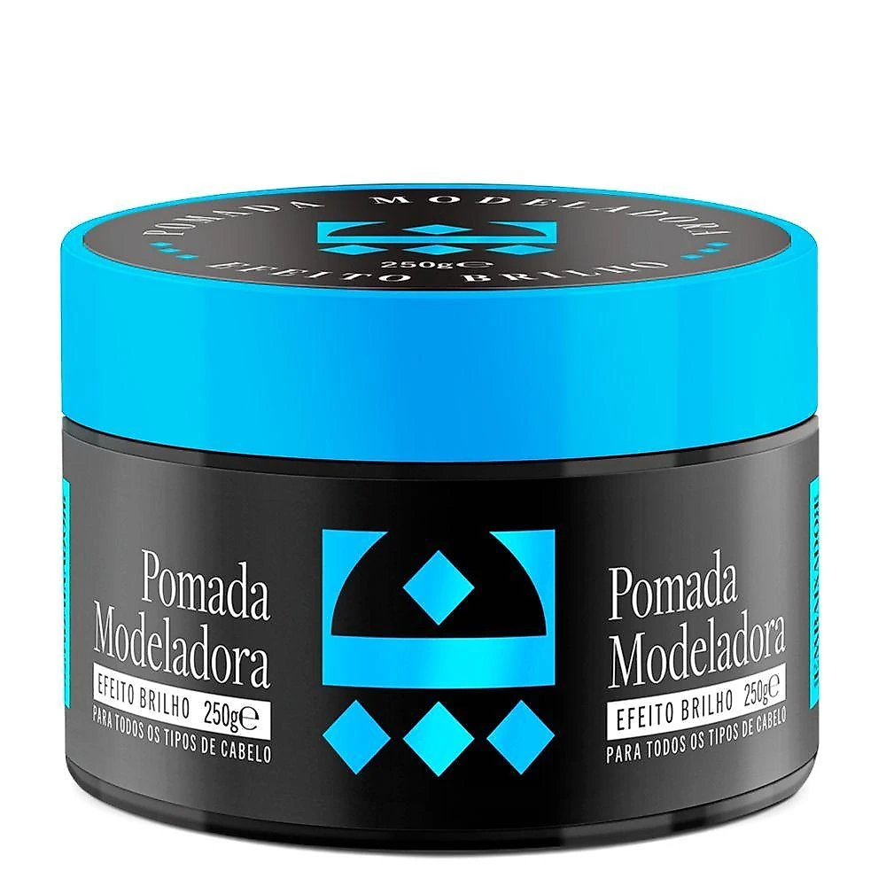 Kit Pomada Efeito Seco + Brilho + Neutro Embaixador 250G