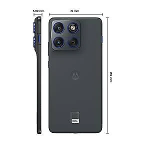Smartphone Motorola Edge 70 256GB 5G Cinza + Fone Moto Buds Loop Bluetooth Verde
