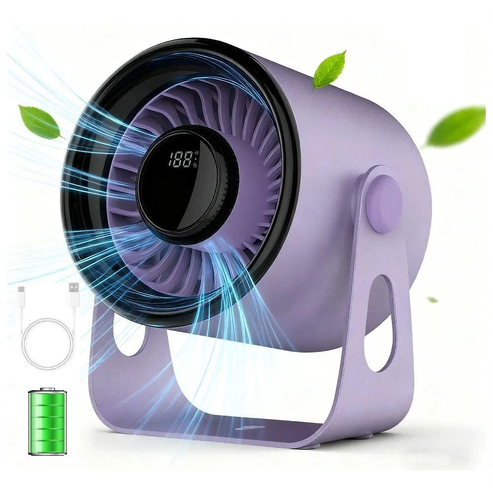 Ventilador de Mesa Ezra USB 100 Velocidades Bivolt