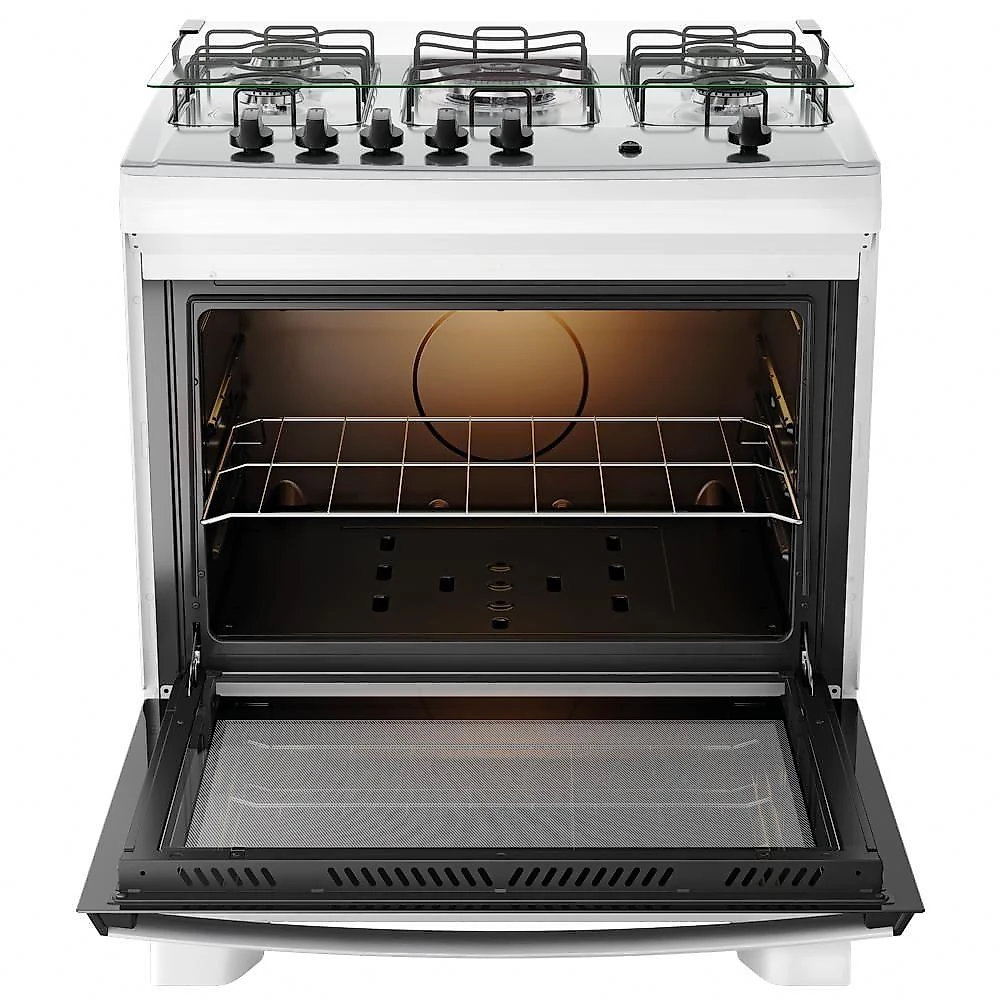 Fogão 5 Bocas Dako Com Mesa Inox Supreme Tripla Chama Bivolt