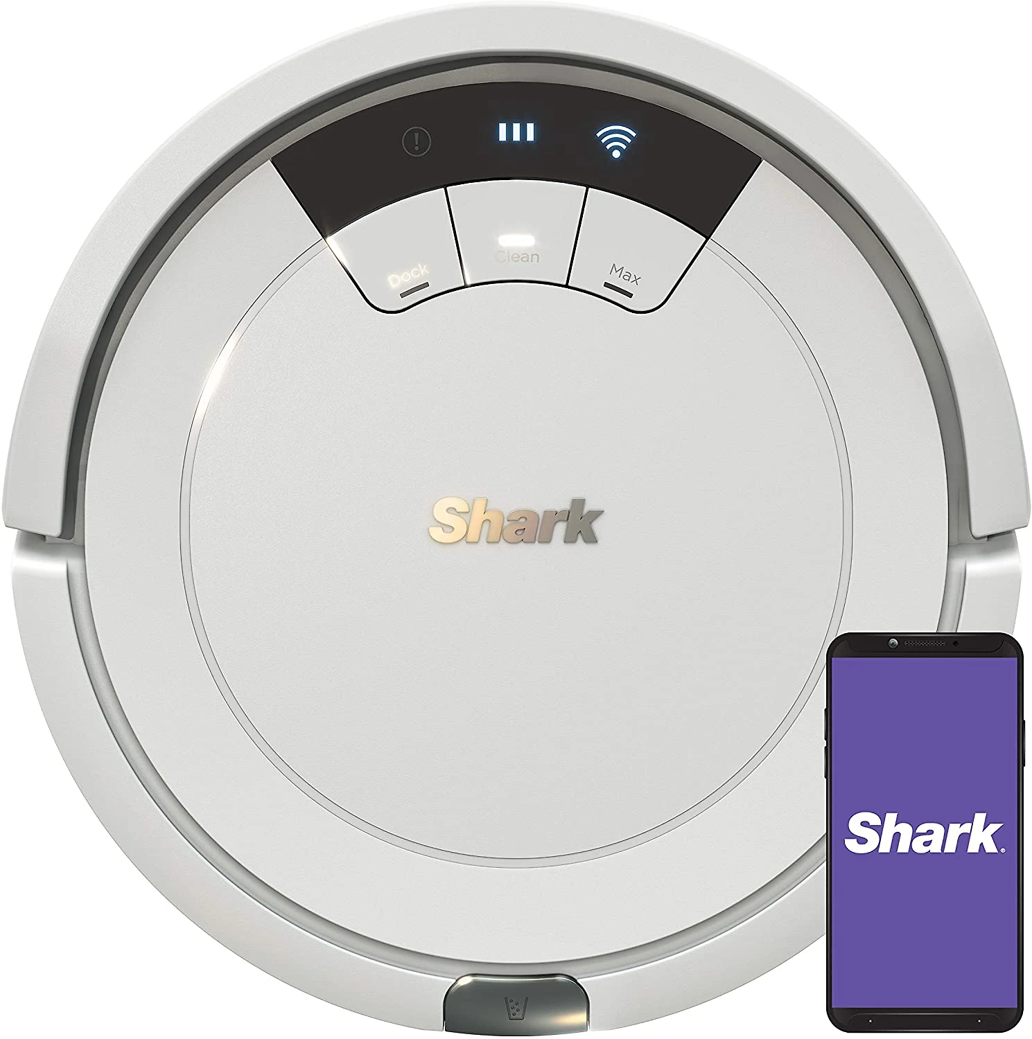 Shark ION Aspirador Robô, c/ Wi-Fi e comando de voz, 110V, branco.