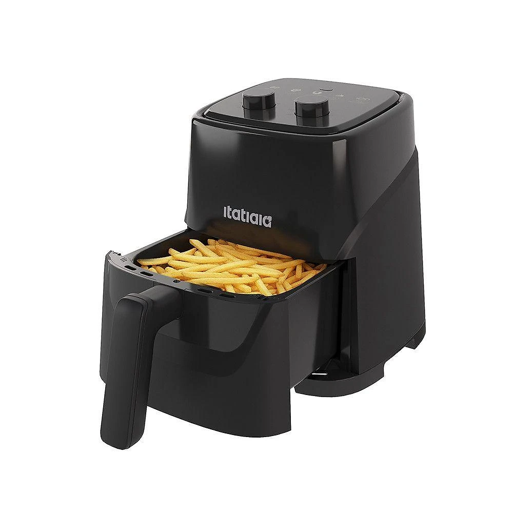 Fritadeira Air Fryer Itatiaia 3,5L 1300W com Grelha Preta 110V
